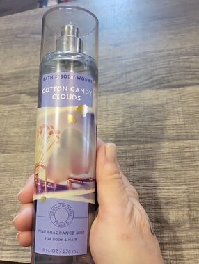Cotton Candy Clouds Full Size Body & Hair Fragrance Spray,8 Oz.